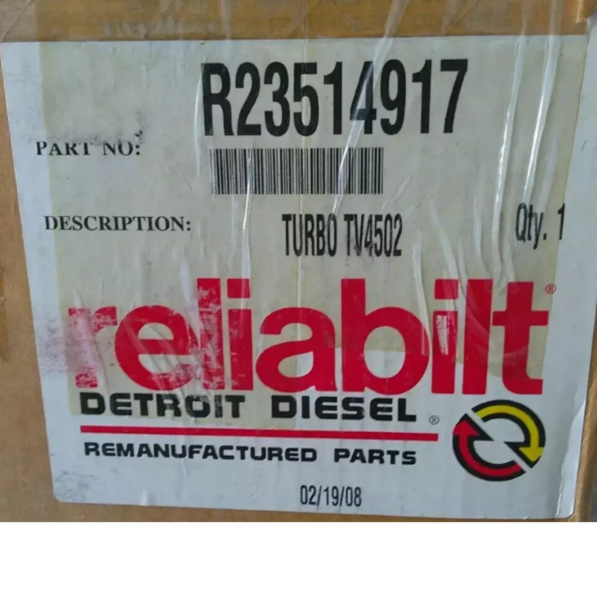 R23514917 Genuine Detroit Diesel Turbocharger