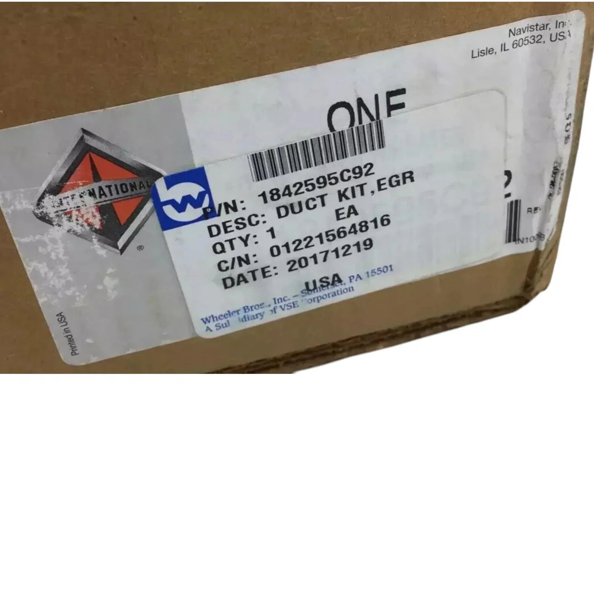 1845068C3 Genuine International EGR Mixer Kit - Truck To Trailer