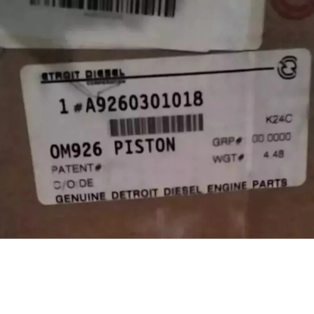 A9260301018 Genuine Detroit Diesel Piston Kit - Truck To Trailer