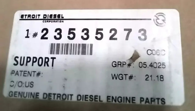 23535273 Genuine Detroit Diesel Support - Truck To Trailer