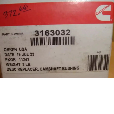 3163032 Genuine Cummins Camshaft Bushing Replacer - Truck To Trailer