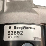 93592 Genuine Borg Warner Starter Motor 12V 9 Teeth - Truck To Trailer