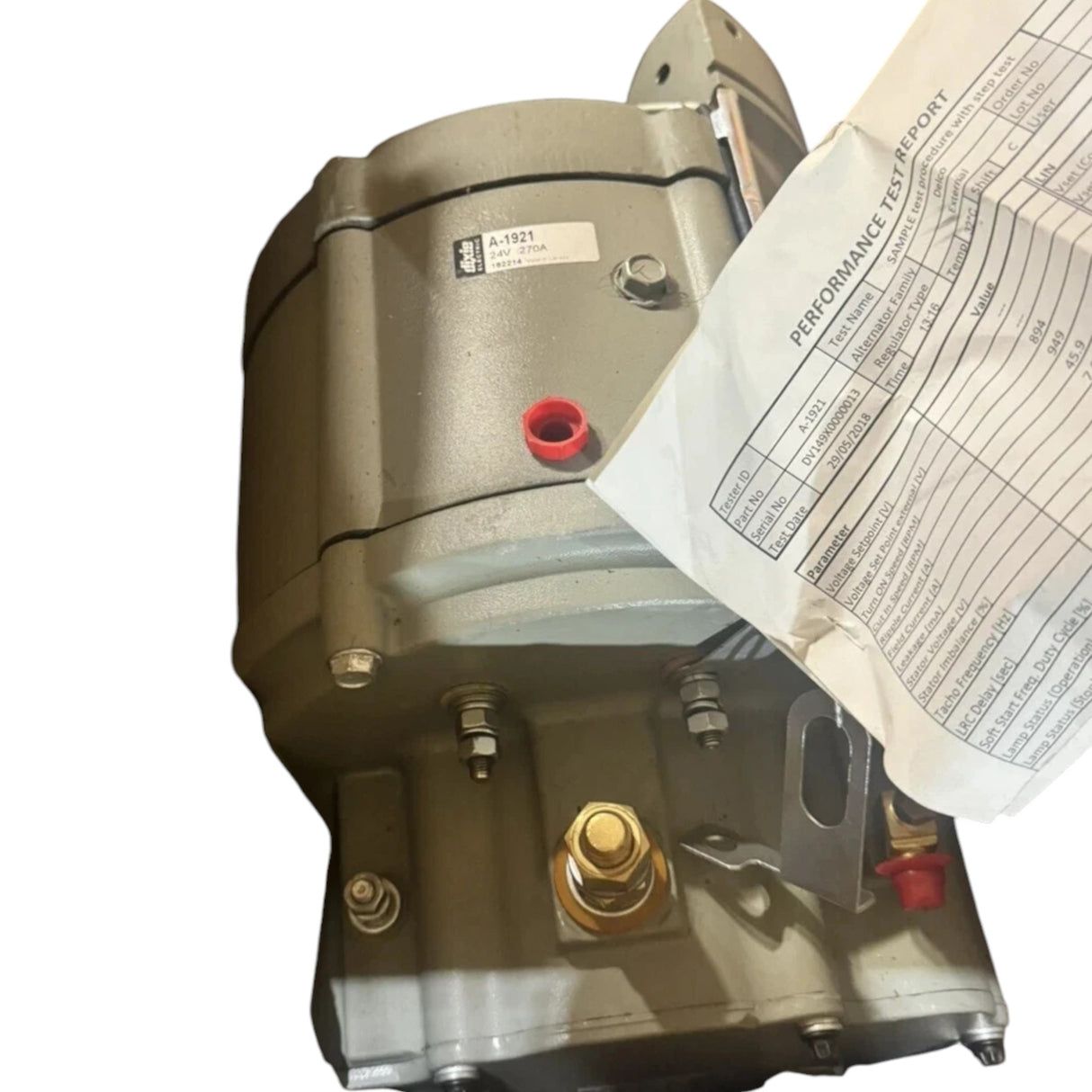 101-50213 Genuine Dixie Alternator 24V 270A