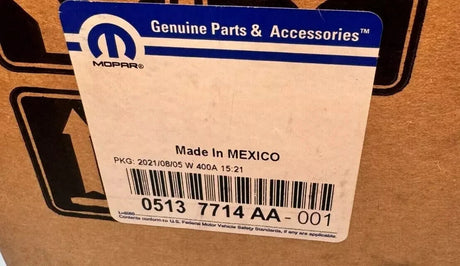 05137714AA Genuine Mopar Left Side Fan Motor Radiator