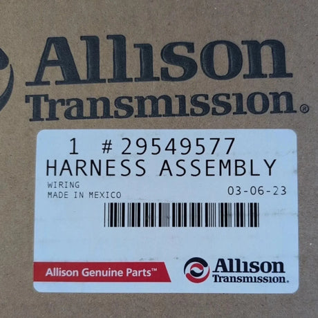 29549577 Genuine Allison Wiring Harness Assembly - Truck To Trailer
