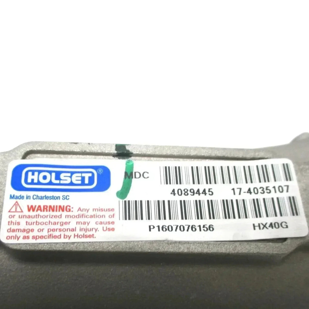 3590285 Genuine Cummins Turbocharger HX40G - Truck To Trailer