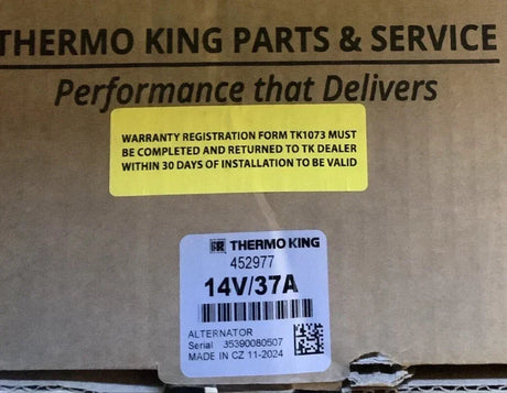 452977 Genuine Thermo King Alternator 14V 37A - Truck To Trailer
