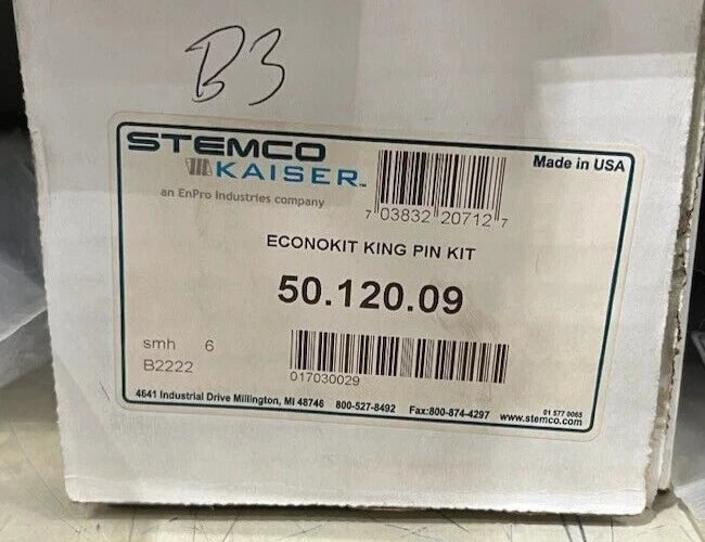 50.120.09 Genuine Stemco Econokit King Pin Kit Truck To Trailer