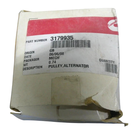 3179935 Genuine Cummins Alternator Pulley - Truck To Trailer