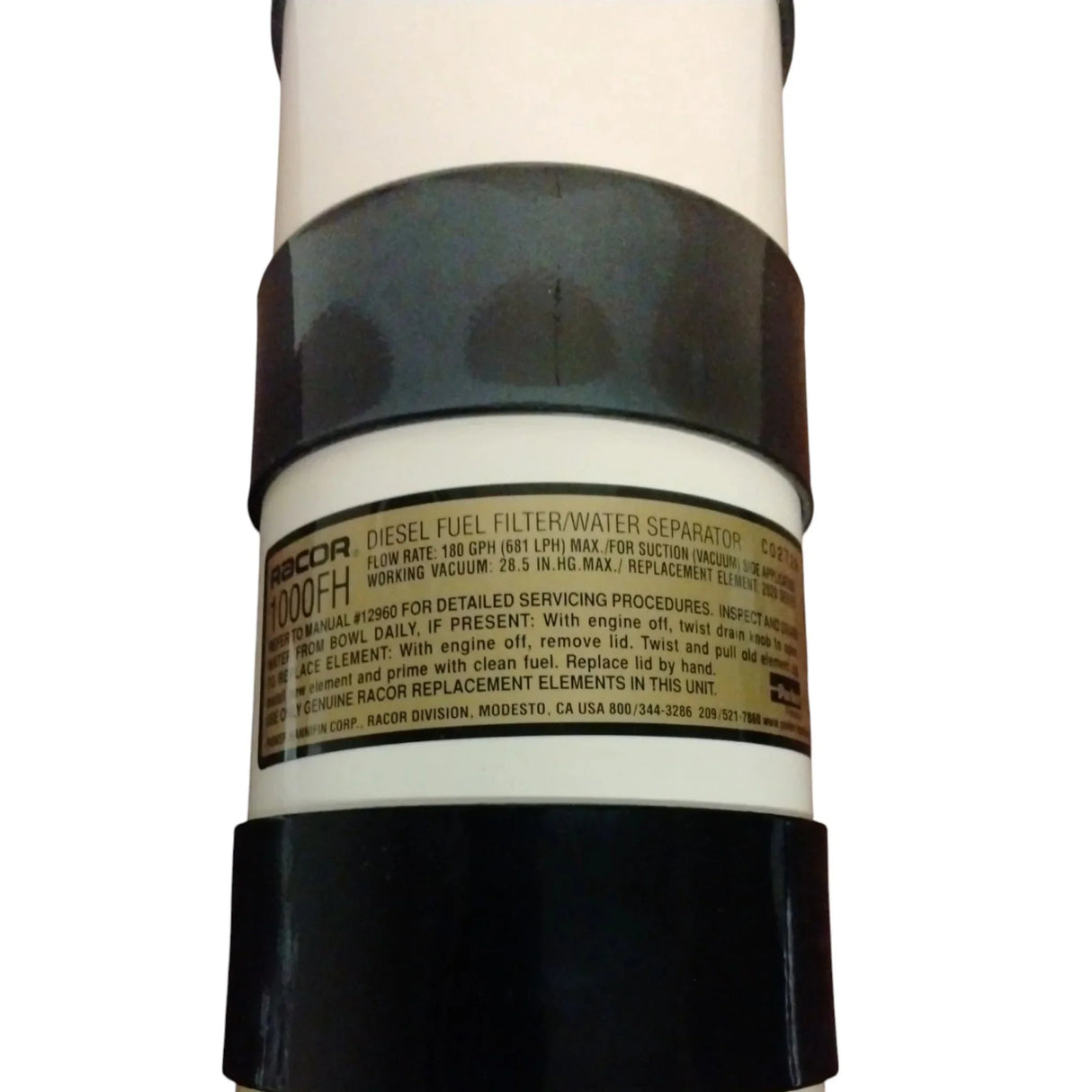 1000FH10 Genuine Parker Racor Fuel Filter Water Separator - Truck To Trailer