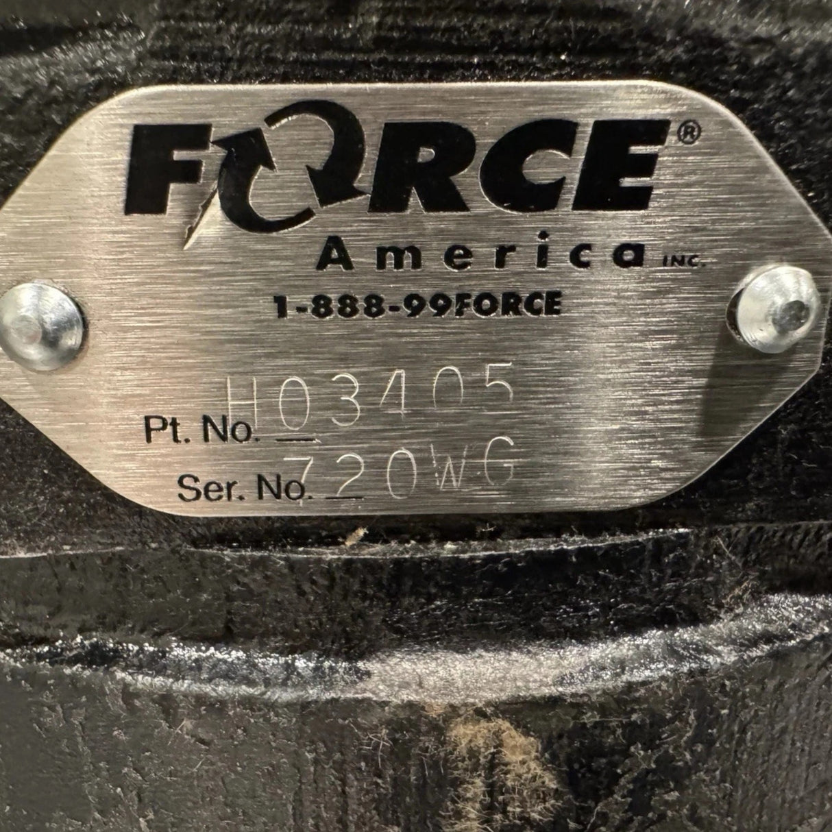 H03405 Force America Hydraulic Pump