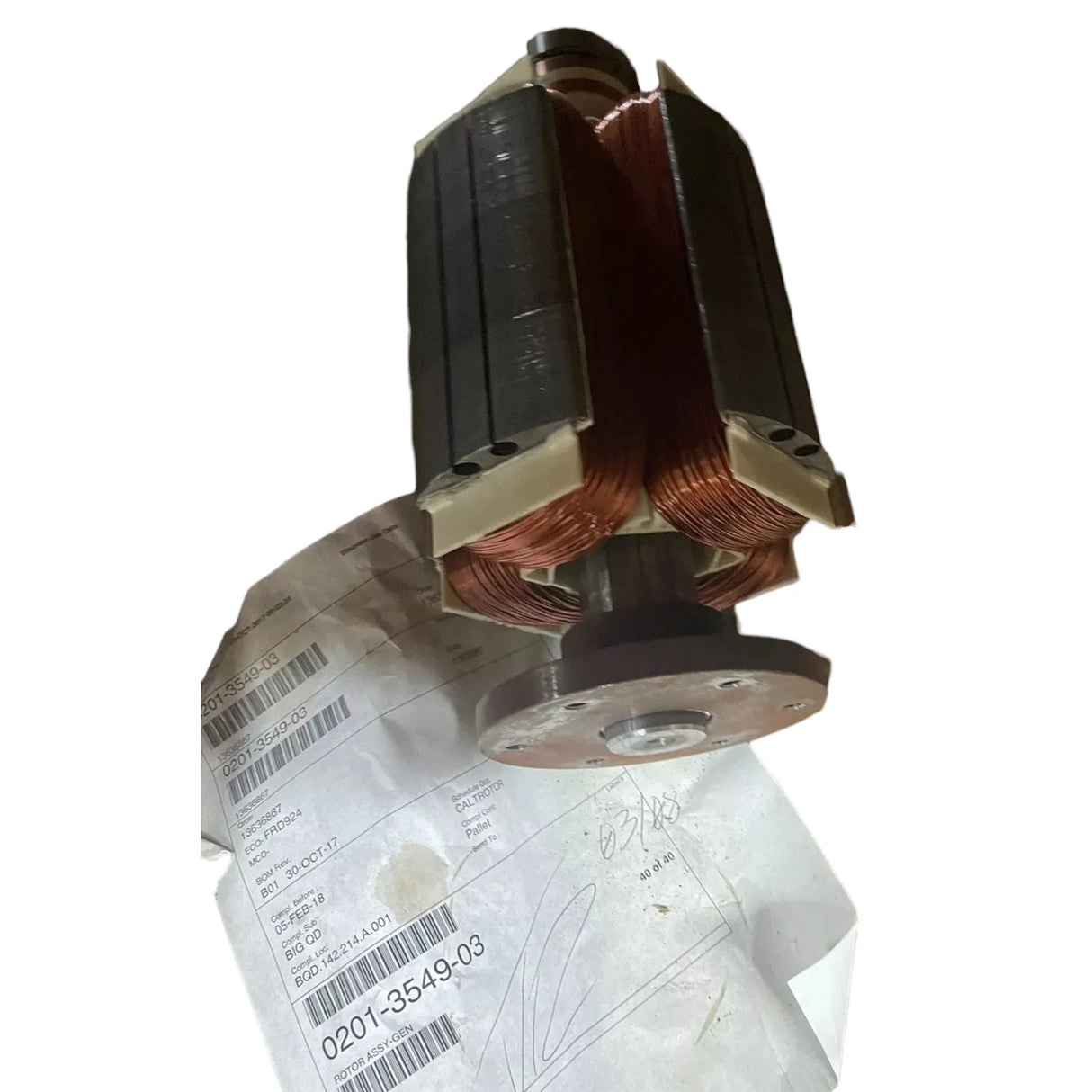 0201-3549-03 Cummins Generator Rotor Assembly - Truck To Trailer