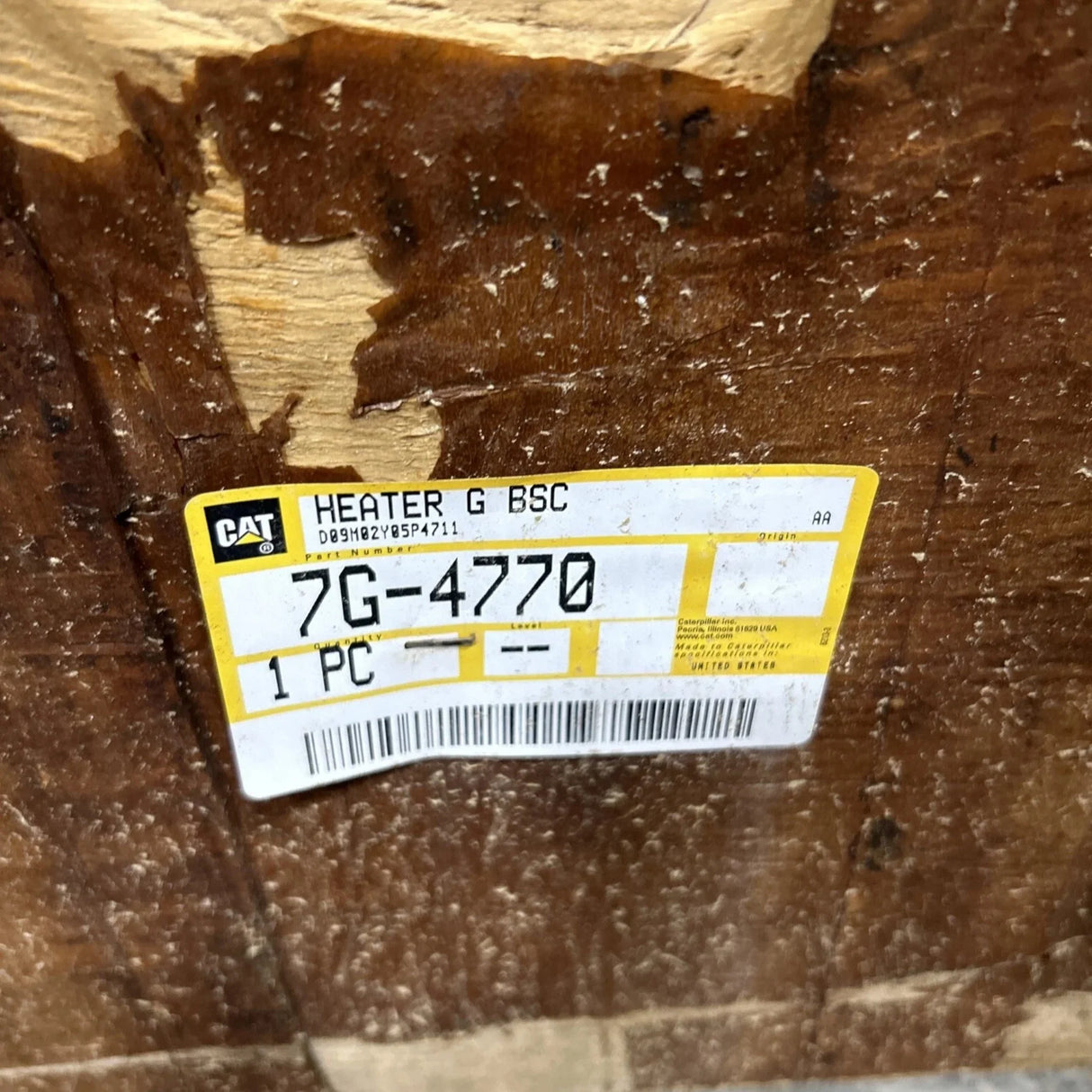 7G-4770 Genuine CAT Heater Group