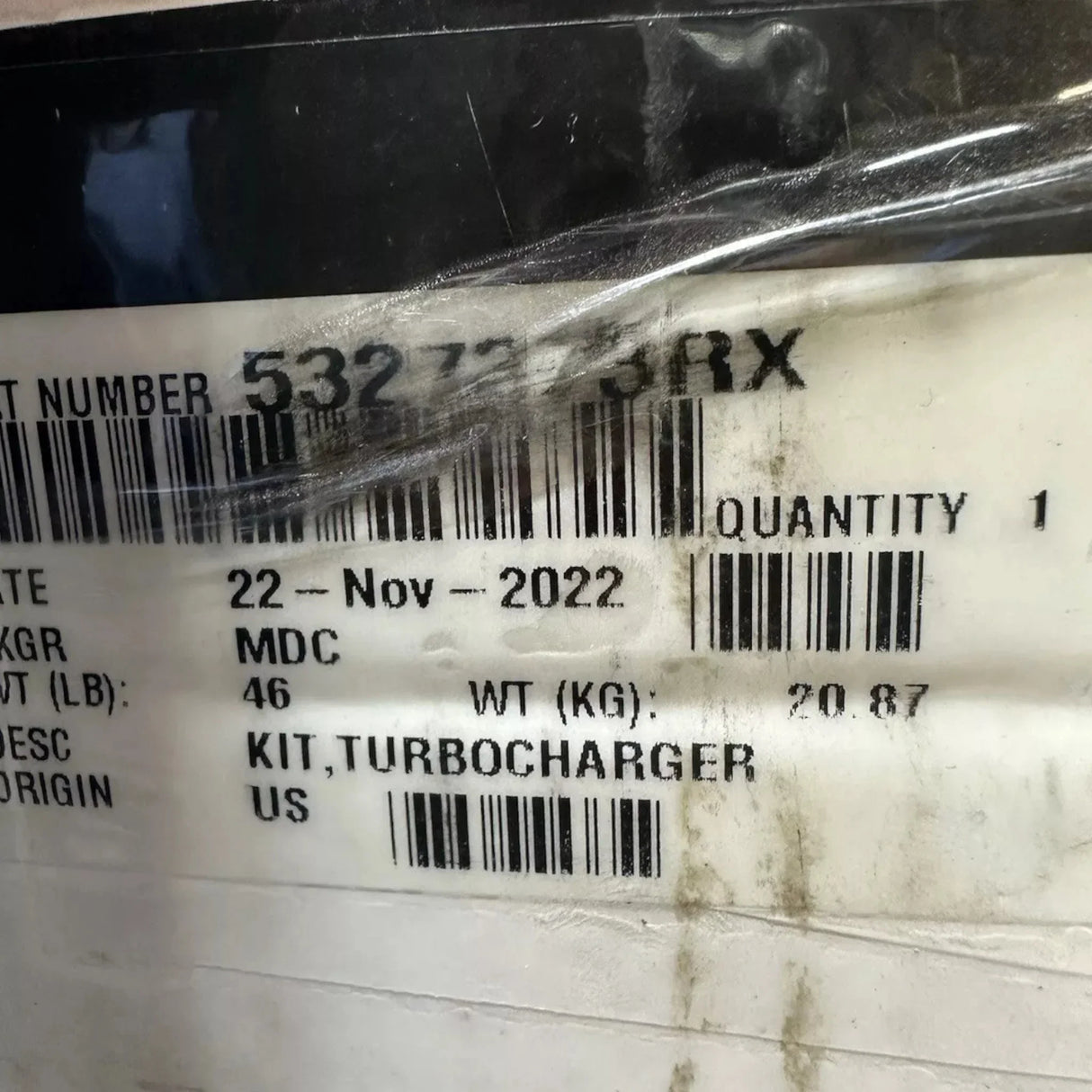 5327373 Cummins Turbocharger For Cummins QSB 6.7L - Truck To Trailer