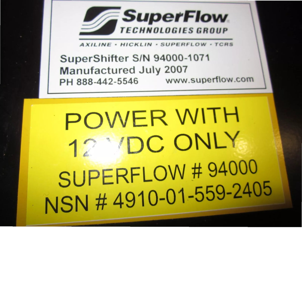 94000 Genuine Superflow Transmission Tester Super Shifter