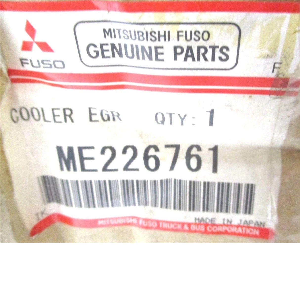 ME226761 Mitsubishi EGR Exhaust Gas Recirculation Cooler