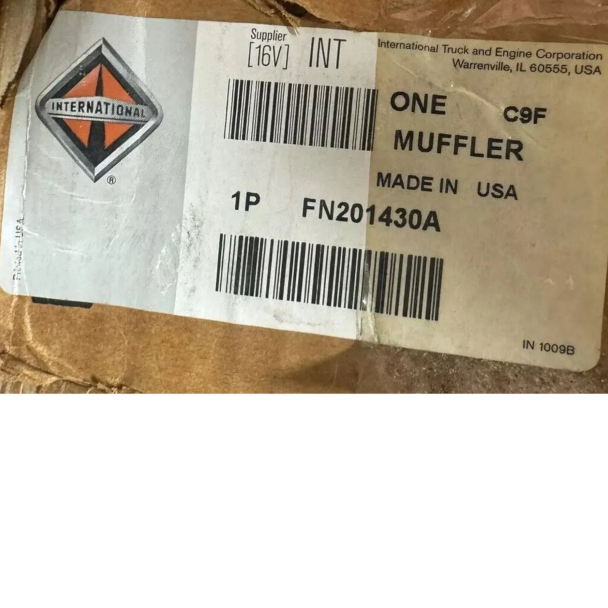 FN201430A Genuine International DOC Diesel Oxidation Catalyst - Truck To Trailer