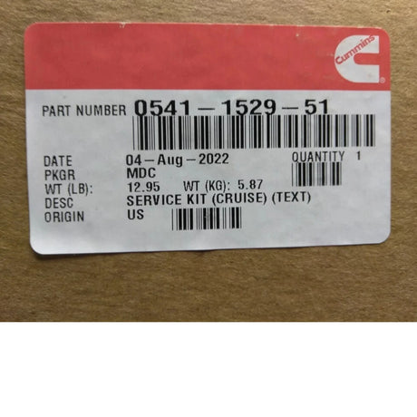 541-1529-51 Genuine Cummins Service Kit Cruise - Truck To Trailer