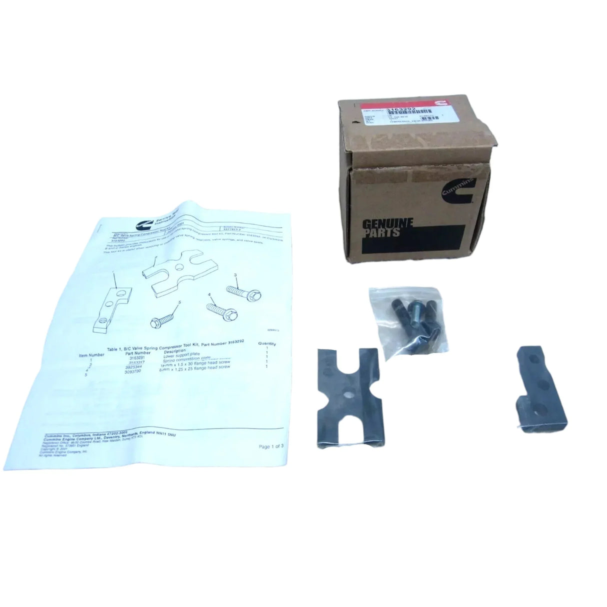 3163292 Cummins Valve Spring Compressor - Truck To Trailer