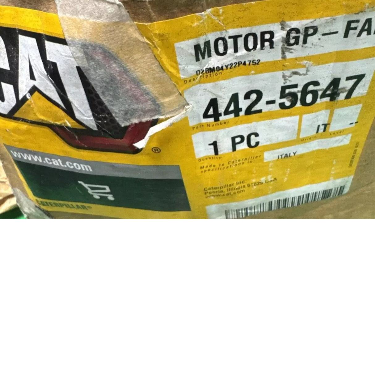 442-5647 CAT Hydraulic Fan Motor