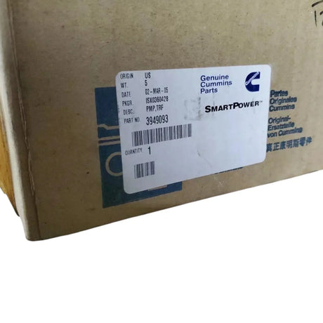 3944386 Genuine Cummins Fuel Transfer Pump 12V - Truck To Trailer