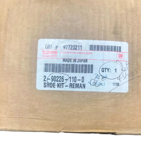 2-90226-110-0 Genuine Isuzu Shoe Kit - Truck To Trailer