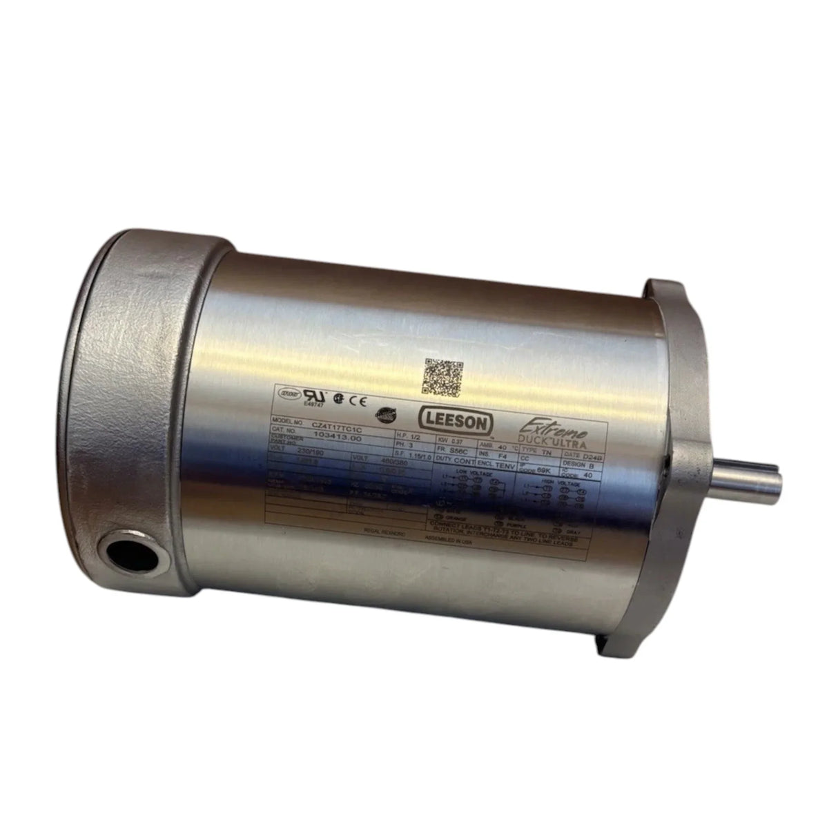 103413.00 Leeson Washdown Motor 208-230/460V - Truck To Trailer