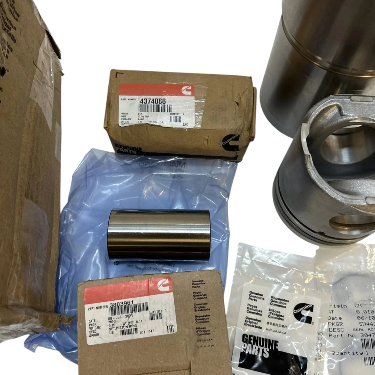 3803963 Genuine Cummins Cylinder Kit - Truck To Trailer