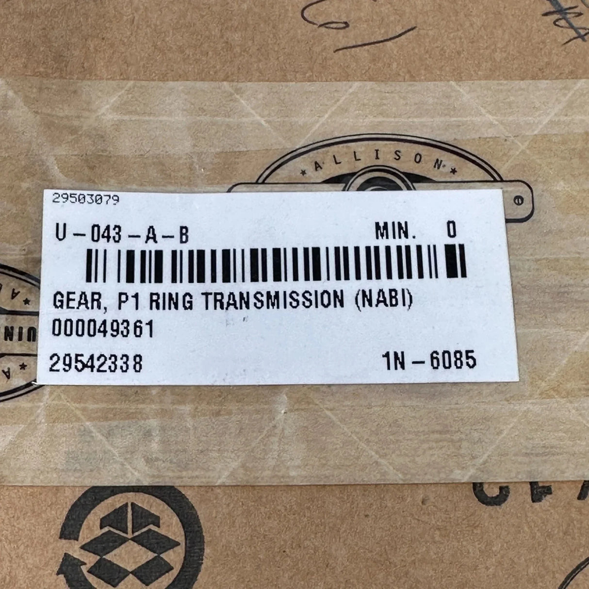 29542338 Allison Transmission P1 Ring Gear - Truck To Trailer