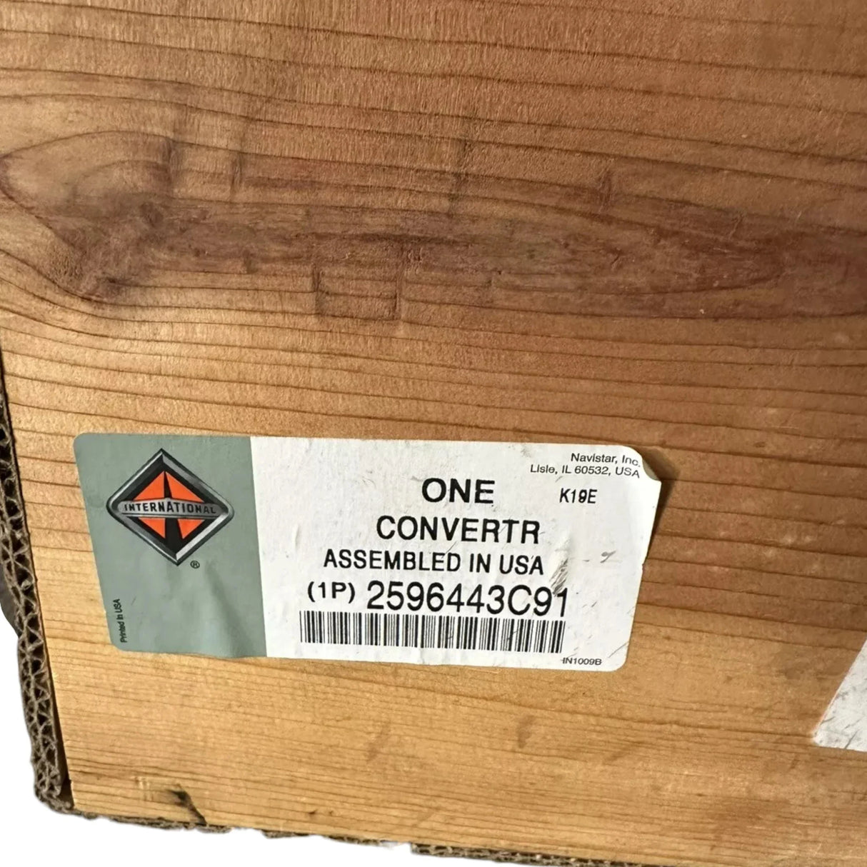 2596443C91 Genuine International Outlet DPF Converter Assembly - Truck To Trailer