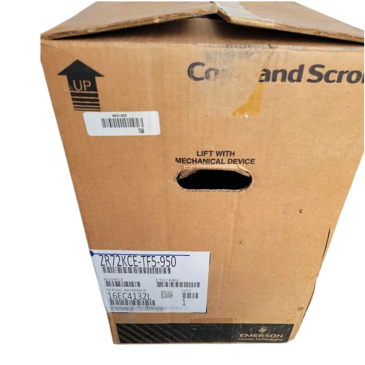 ZR72KCE-TF5-950 Genuine Copeland  Scroll Compressor