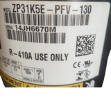 ZP31K5E-PFV-130 Genuine Copeland Scroll Compressor 208-230