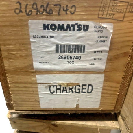 26906740 Genuine Komatsu Accumulator