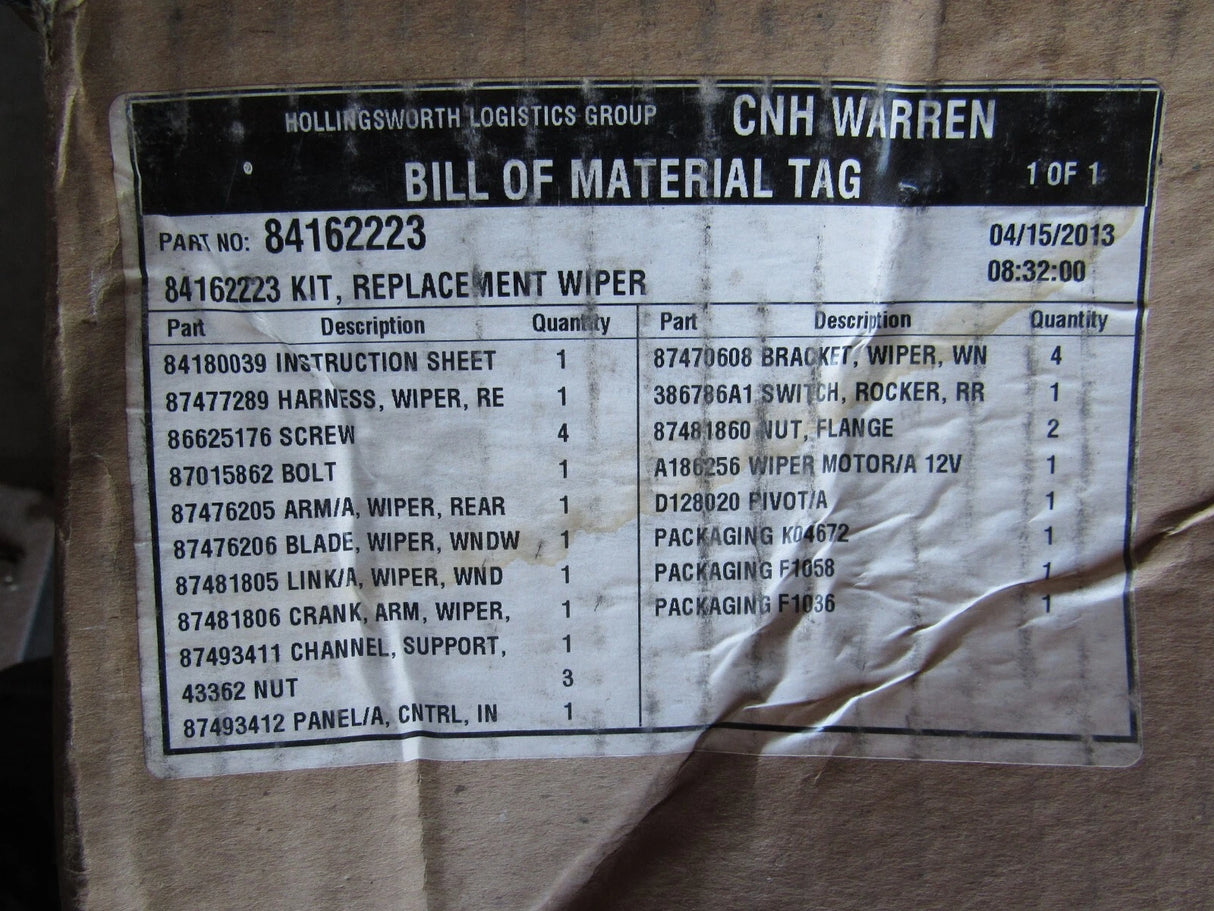 84162223 Genuine CNH Repair Kit