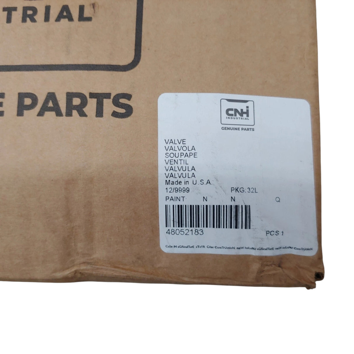 48052183 Genuine CNH Valve