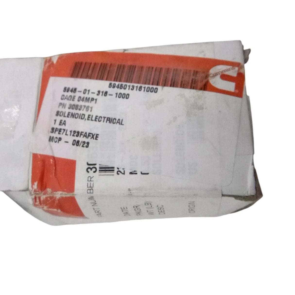 3063761 Genuine Cummins Solenoid - Truck To Trailer