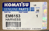 EM6153 Genuine Komatsu Wiring Harness