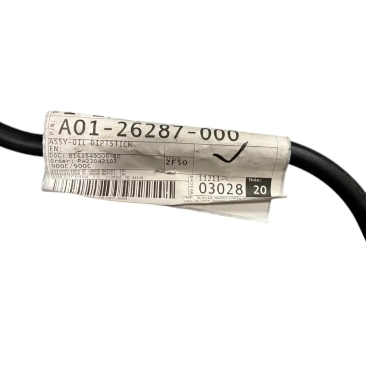 A01-26287-000 Genuine Freightliner Oil Dipstick - Truck To Trailer