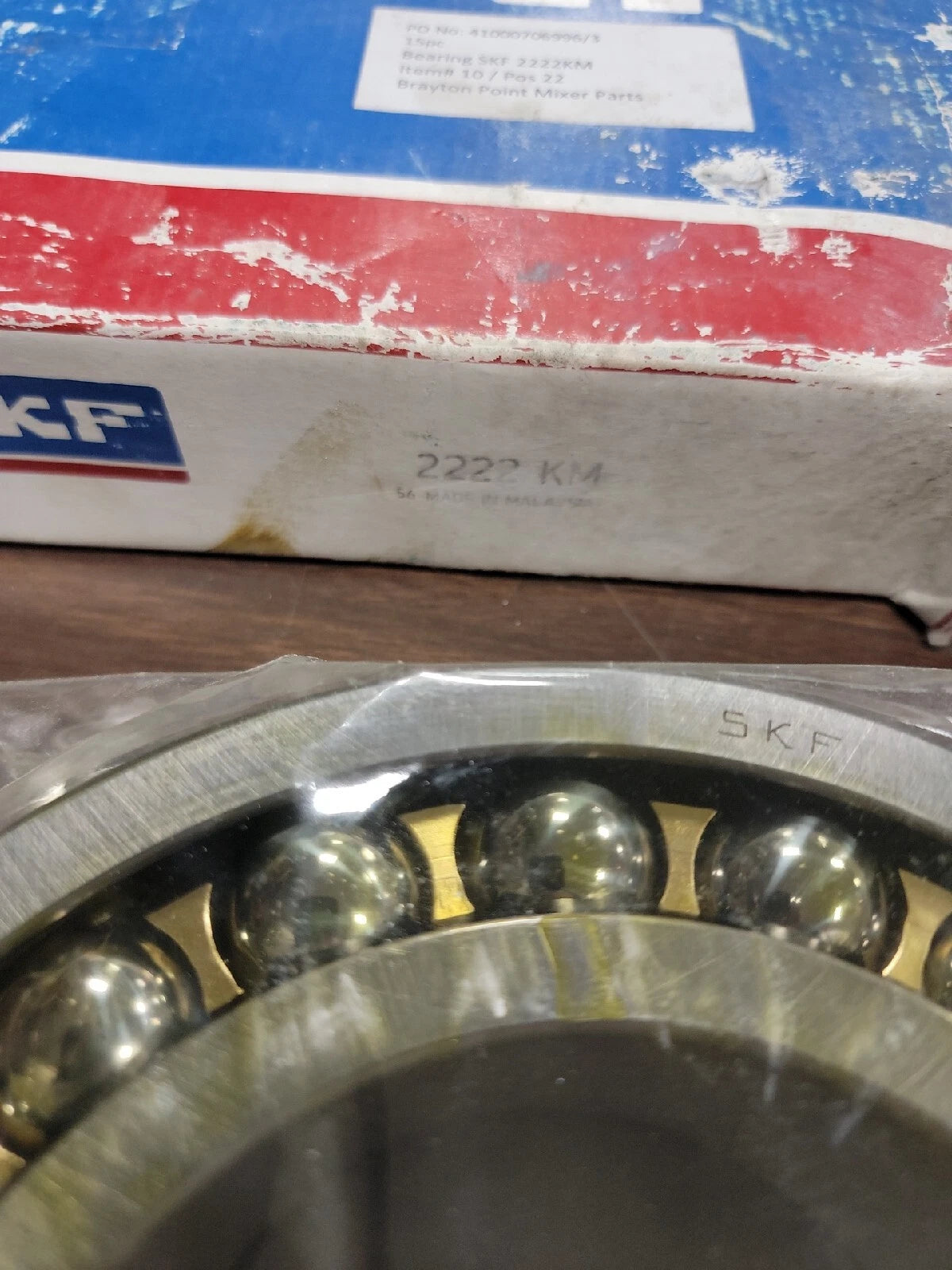 2222 KM Genuine SKF Self-Aligning Ball Bearing