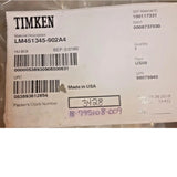 LM451345-902A4 Genuine Timken Tapered Roller Bearing Assembly - Truck To Trailer