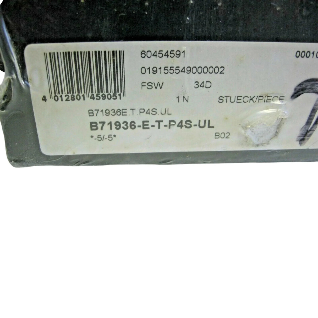 B71936-E-T-P4S-UL FAG Super Precision Spindle Bearing - Truck To Trailer