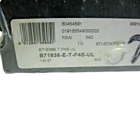 B71936-E-T-P4S-UL FAG Super Precision Spindle Bearing - Truck To Trailer