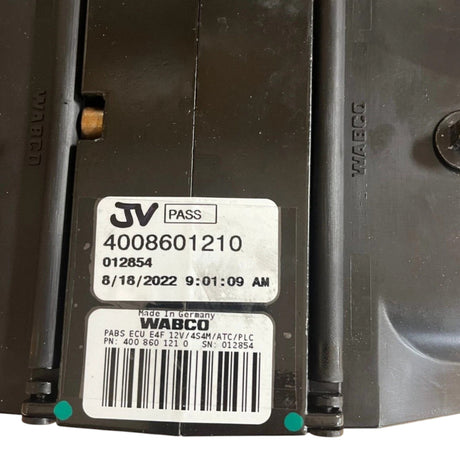 WAB4008601210 Genuine Wabco ABS Electronic Control