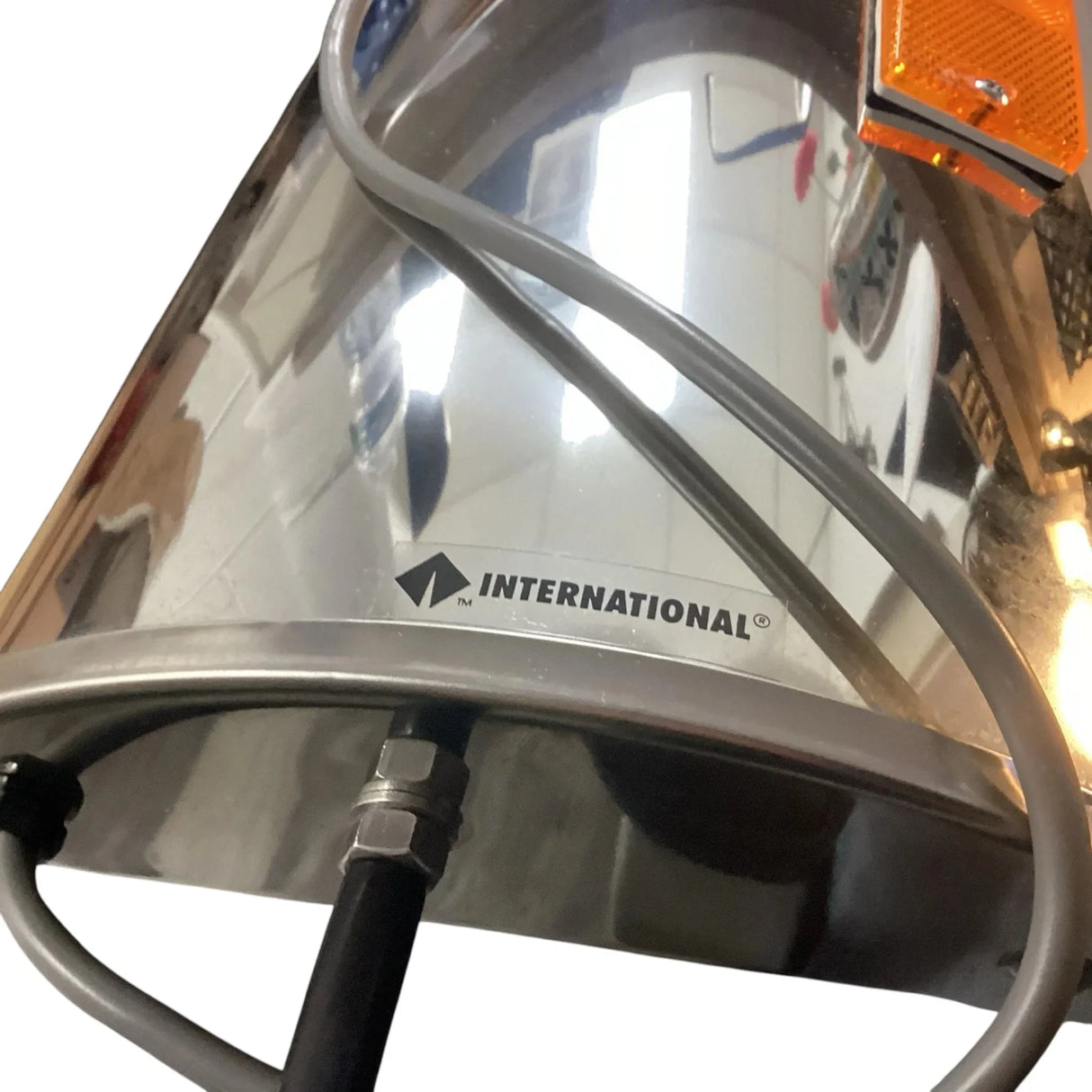 2503925C92 Genuine International  Head Mirror Heated Left Hand
