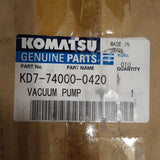 KD7-74000-0420 Genuine Komatsu Vacuum Pump - Truck To Trailer