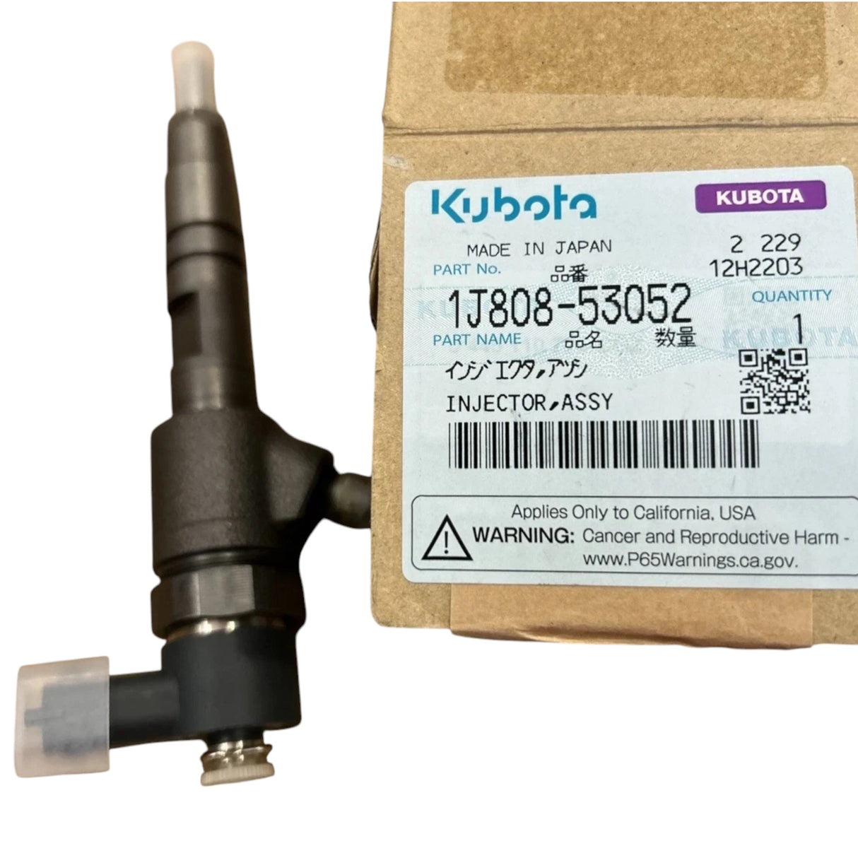 1J808-53052 Kubota Fuel Injector