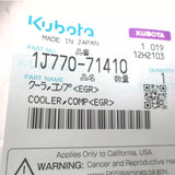 1J770-71410 Kubota EGR Cooler V3307 M6060HD SSV75C KX080-4 - Truck To Trailer