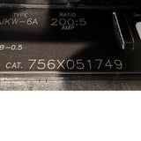 756X051749 GE Current Transformer Ratio 200:5