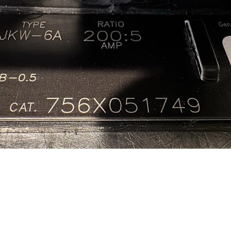 756X051749 GE Current Transformer Ratio 200:5