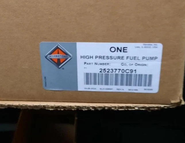 2523770C91 Genuine International High Pressure Fuel Fump